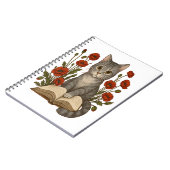 猫好き – 読かわいいケシ猫とボウ ノートブック (左側)