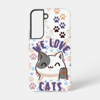 猫好き SAMSUNG GALAXY S22ケース