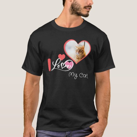 猫好き Tシャツ (正面)