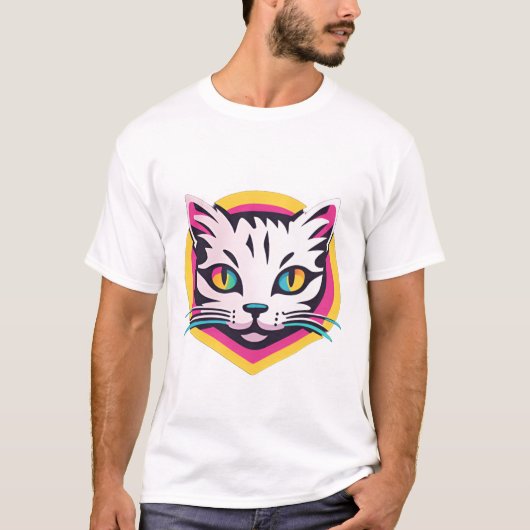 猫好き Tシャツ (正面)