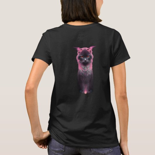 猫好き Tシャツ (裏面)