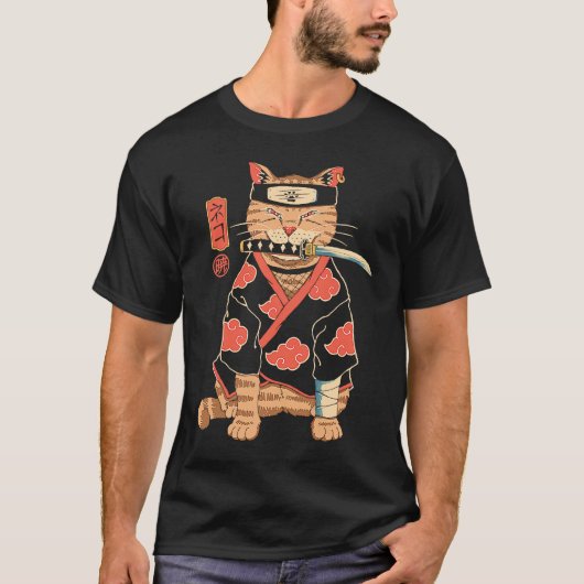 猫好き Tシャツ (正面)