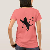 猫好き Tシャツ (裏面)