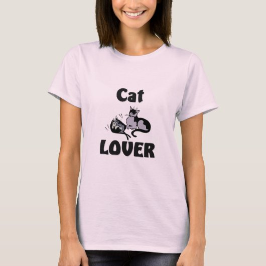 猫好き Tシャツ (正面)