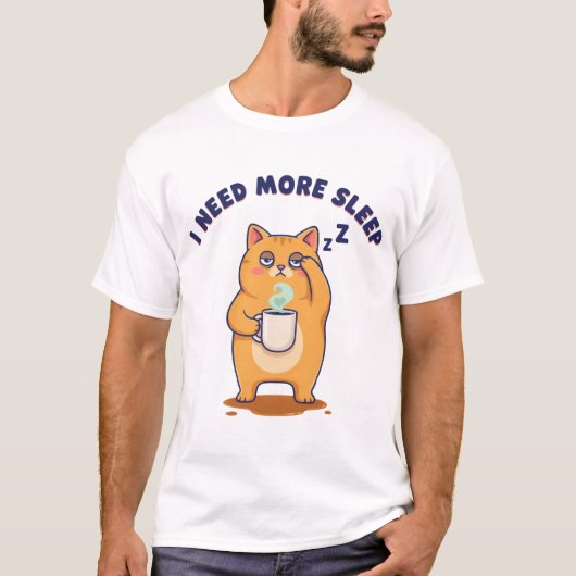 猫好き Tシャツ (正面)