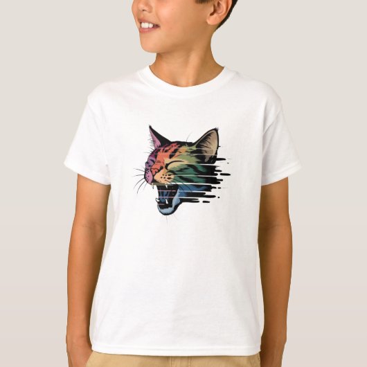 猫好き Tシャツ (正面)