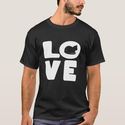 猫好き Tシャツ (正面)