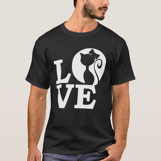 猫好き Tシャツ (正面)