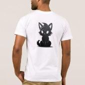 猫好き Tシャツ (裏面)