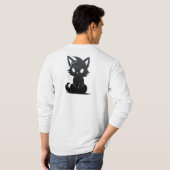 猫好き Tシャツ (裏面フル)