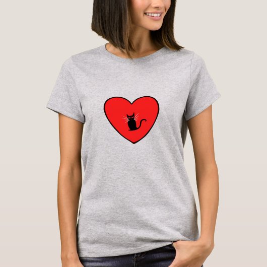 猫好き Tシャツ (正面)