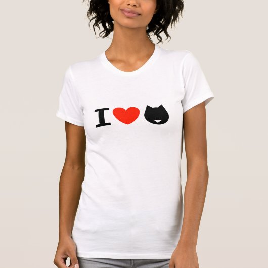 「猫好き」Tシャツ Tシャツ (正面)