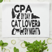 猫好きCPA キッチンタオル (折り畳み)