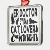 猫好きER医師 メタルオーナメント (左)