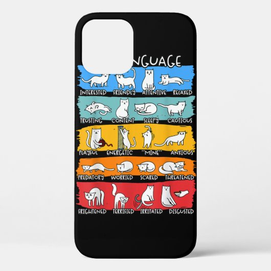 猫好きTシャツ、おもしろいキャットティー、キャットギフト、かわいいCa Case-Mate iPhoneケース (裏面)