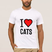 猫好きTシャツ Tシャツ (正面)