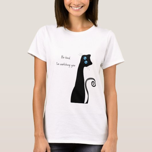 猫好きTシャツ Tシャツ (正面)