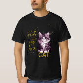 猫好きTシャツ Tシャツ (正面)
