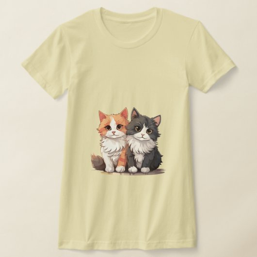 猫好きTシャツ Tシャツ (レイダウン)