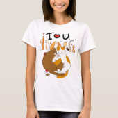 猫好きTシャツ Tシャツ (正面)