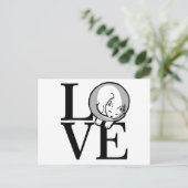 猫好クリックきカスタマイズ10色 ポストカード (スタンド正面)