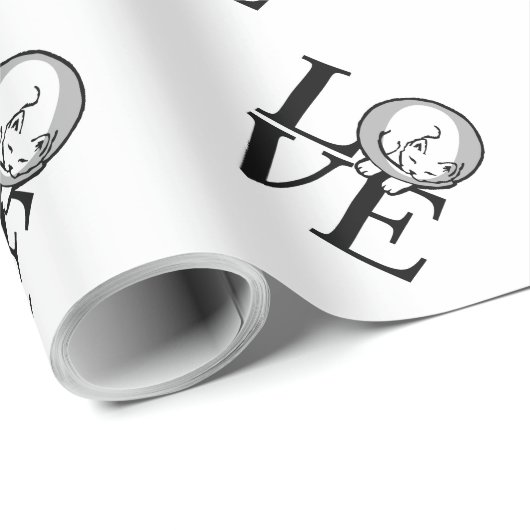 猫好クリックきカスタマイズ10色 ラッピングペーパー (ロールコーナー)