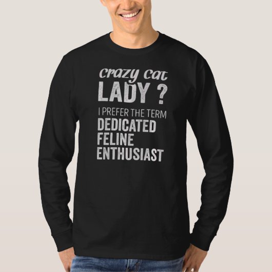 猫好熱狂するきの女性だ Tシャツ (正面)