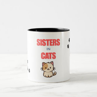 猫姉妹 ツートーンマグカップ