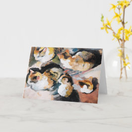 猫威厳がある勉強 カード