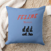 「猫威厳のある」。.. クッション (ブランケット)