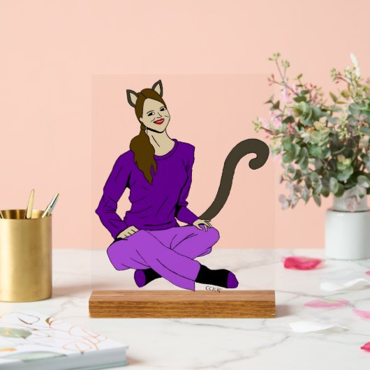 猫娘 アクリルサイン (ウェディング)