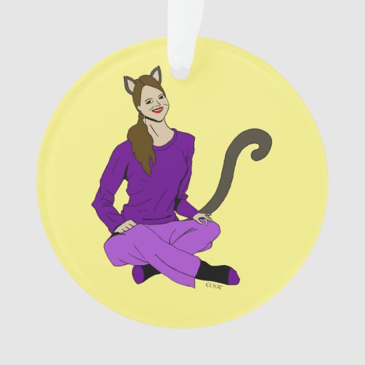 猫娘 オーナメント (正面)