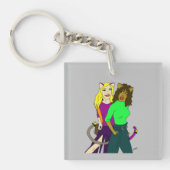 猫娘 キーホルダー (正面)