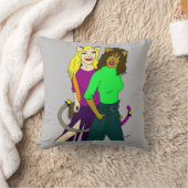 猫娘 クッション (ブランケット)