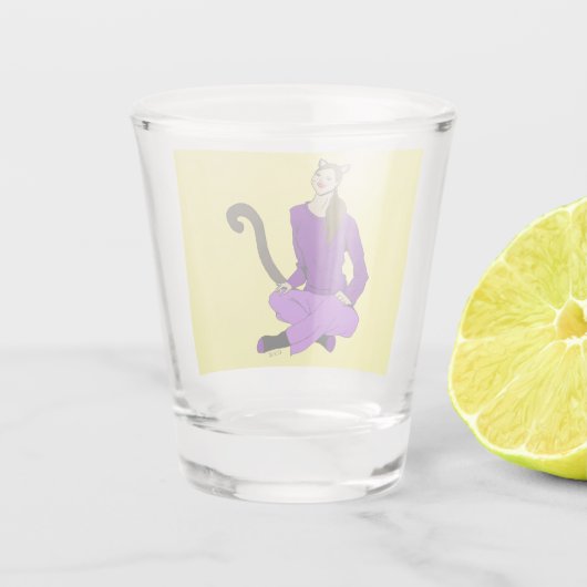 猫娘 ショットグラス (裏面)