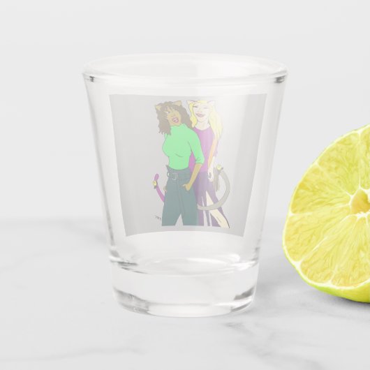 猫娘 ショットグラス (裏面)