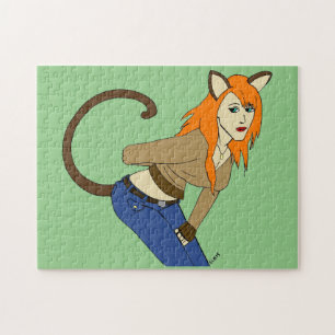 猫娘 ジグソーパズル