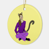 猫娘 セラミックオーナメント (左)