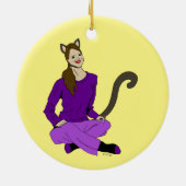 猫娘 セラミックオーナメント (裏面)