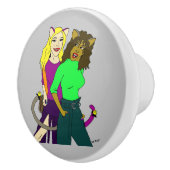 猫娘 セラミックノブ (右)