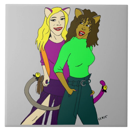 猫娘 タイル (正面)