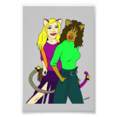 猫娘 フォトプリント            (正面)