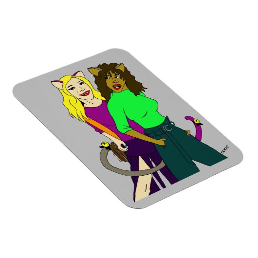 猫娘 マグネット (右側)