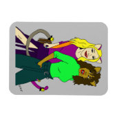 猫娘 マグネット (横)