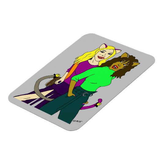 猫娘 マグネット (左側)