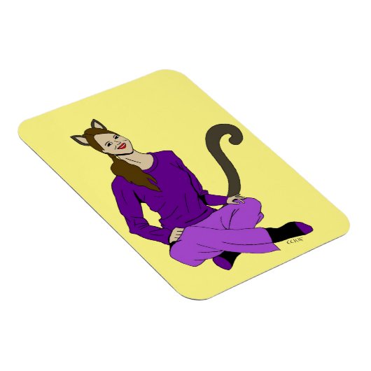 猫娘 マグネット (右側)