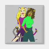 猫娘 マグネット (正面)