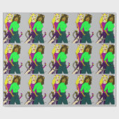 猫娘 ラッピングペーパー (フラット)