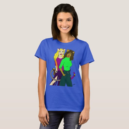 猫娘 Tシャツ (正面フル)