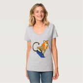 猫娘Tシャツ Tシャツ (正面フル)